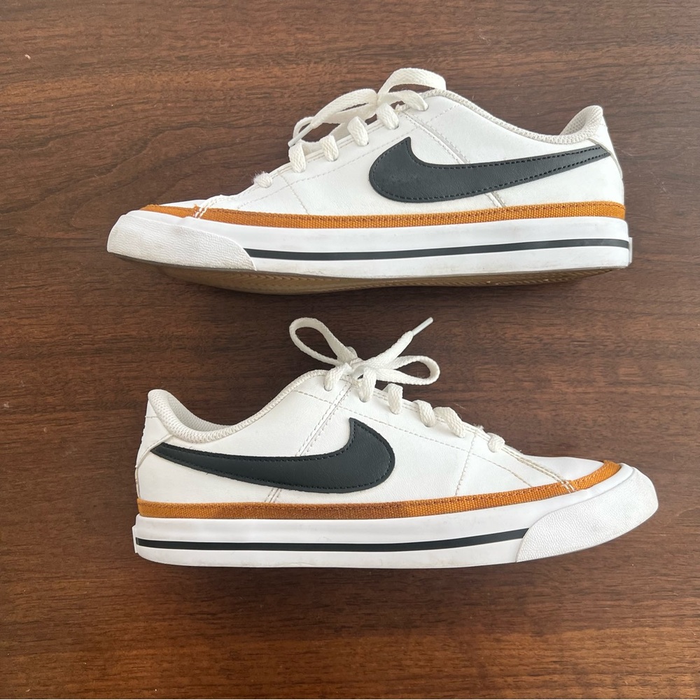 Nike Kids court legacy Sneakers White Black Tan
